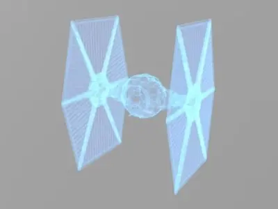 tie fighter star wars  3D model