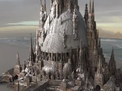 Barbarian Grand Wizards towers  3D model