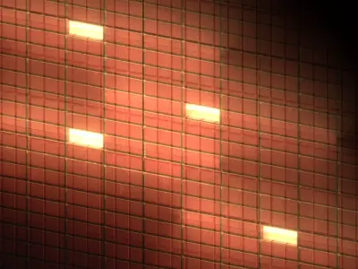 Revit Light Brick Parametric family Low-poly 3D model