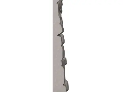 Crude Rock Wall Low Poly 3D print model purchase