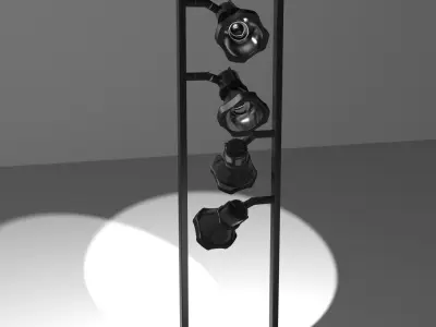 DECORATIVE LAMPS - LOW-POLY Low-poly 3D model