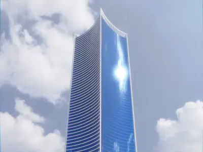 Parametric Building 1c5 3D model