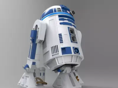R2-D2 3D print model