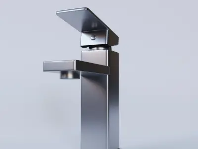 Sink Tap Low-poly 3D model