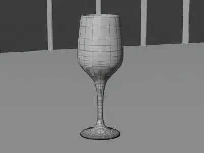 wine glass Free 3D model