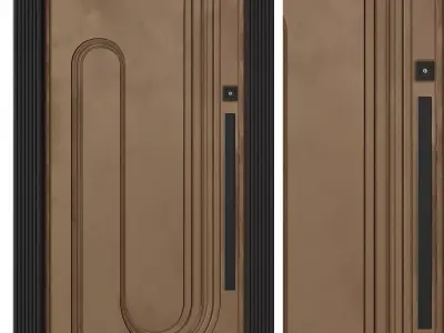 Entrance door set214 3D model