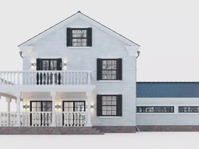American classic house 3D model