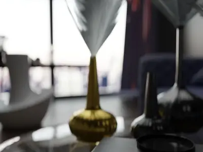 LIVING ROOM INTERIOR DESIGN MADE IN BLENDER 3D model