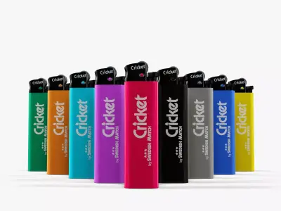 Cricket Lighter Low-poly 3D model