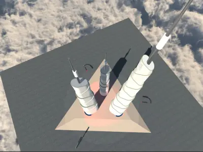 Sci-Fi Building 6 3D model