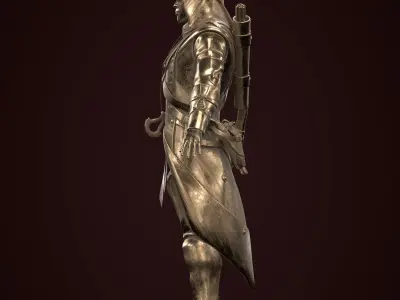 Assassins Creed III - Connor Kenway Low-poly 3D model