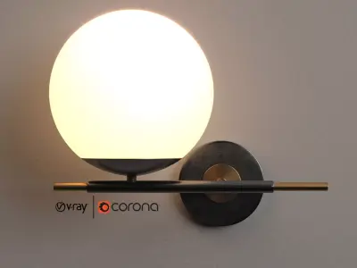 Globe Sconces from Italy 3D model