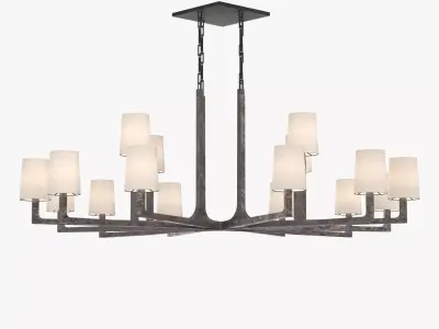 Wright Round Chandelier 60-inch 3D model