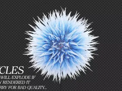 Fluffy ball 3D model