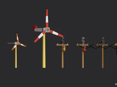 Epic 3D Map for Roblox and Unity Game Low-poly 3D model