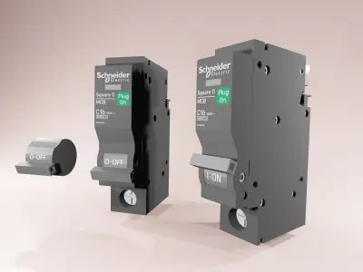 circuit-breaker C16 3D model