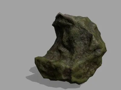 Rock Set Low-poly 3D model