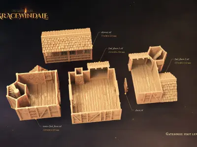 Gracewindale - Gatehouse 3D print model