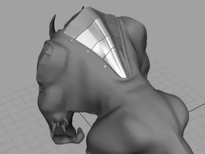 Monster with a super turn table 3D model