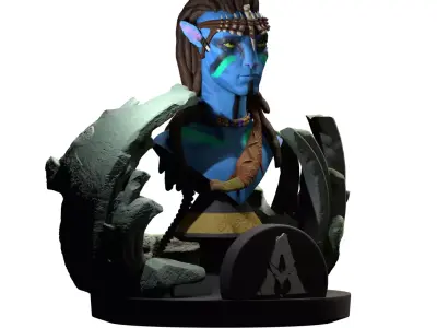 Jack Sully Navi Bust 3D print model