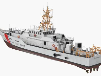  Coast Guard Cutter Jacob Poroo Sentinel Class Ship 