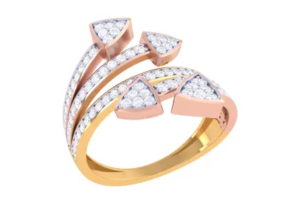  Women Ring MTL 3dm STL OBJ FBX Details 3D print model 21