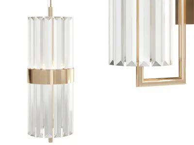 LUXXU LIBERTY SMALL PENDANT and LIBERTY II SMALL WALL 3D model