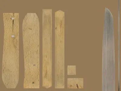 apple scene 3D model