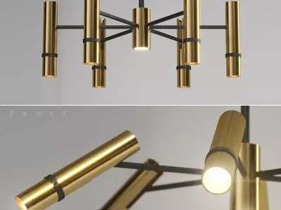 Lampatron React 7 lamps 3D model