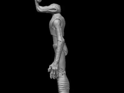 Ithorian  Action Figure - Star Wars Action Figure - custom 3D print model