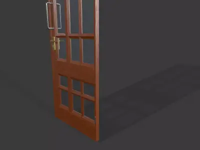 Door L Low-poly 3D model