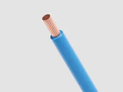 Cable wire Low-poly 3D model