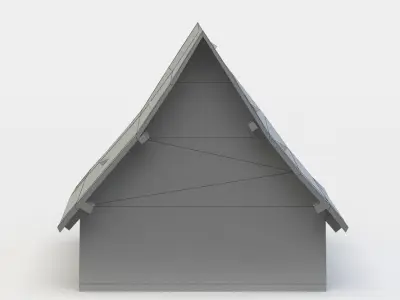 Third floor Low-poly 3D model