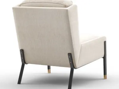 BLINK Easy Chair - QT Coffee Table - Emery Floor Lamp 3D model