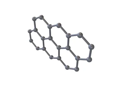 Graphene v1 002 Low-poly 3D model
