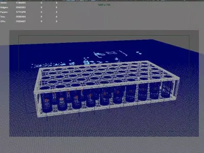 battery pack 3D model