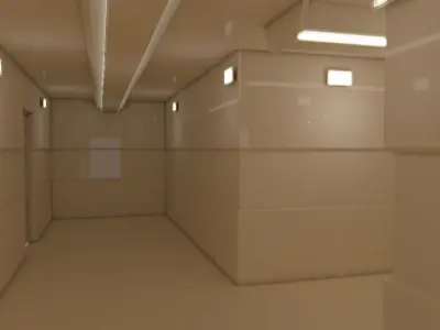 Interior Scene Low-poly 3D model