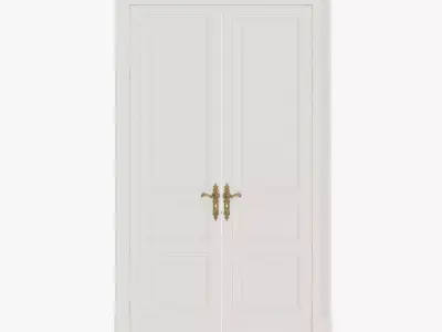 Home Interior Door Low-poly 3D model