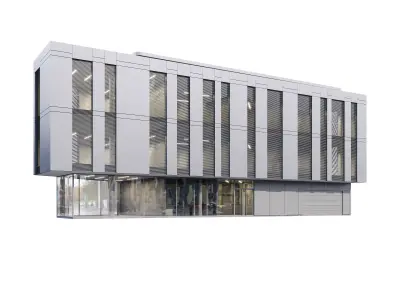 Office building Biurowiec v2 with BLENDER file 3D model