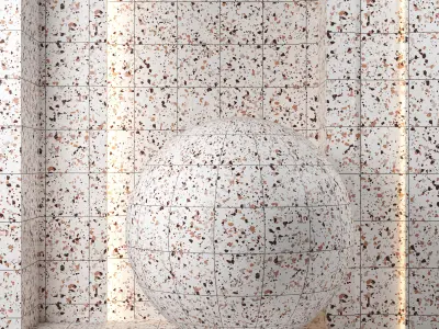 3 in 1 4k Terrazzo Confetti Vol 3 - seamless - pbr Texture