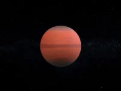 Gas Giant Alien Planet 03 Low-poly 3D model