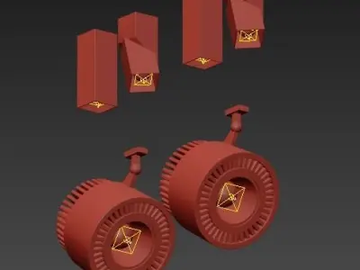 Ceiling Lamps CENTRSVET 14 3D model