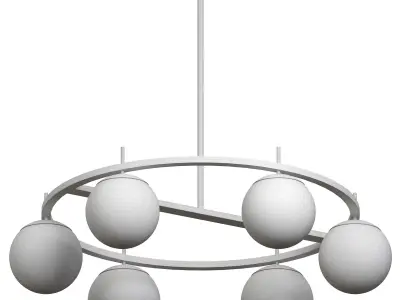 Alluria 6-Light Chandelier 3D model