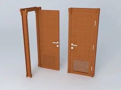Doors By Louver 3D model
