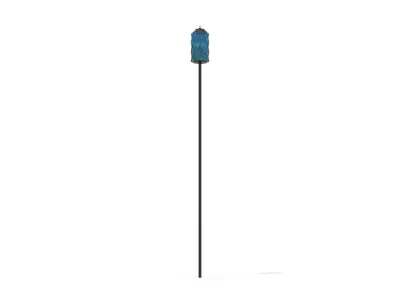 Glass Tiki Torch 3D model