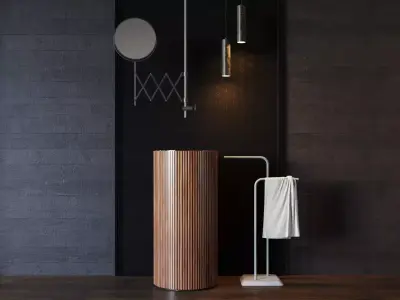 washbasin SALVATORI ADDA  Freestanding washbasin 3D model