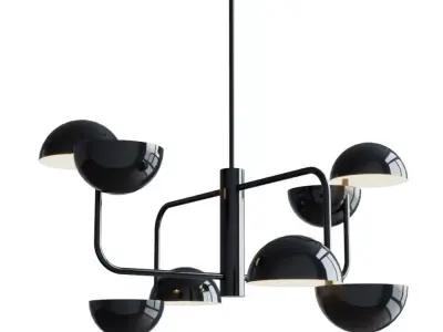 Chandelier Donato Chandeliers Black 3D model