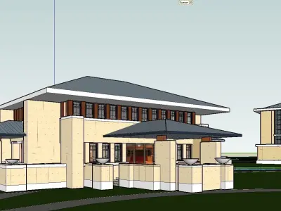 vacation spot-Resort-Fashion Leisure Hotel-0133 3D model