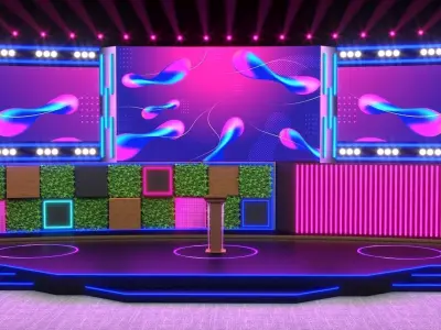 Virtual Stage 3D model