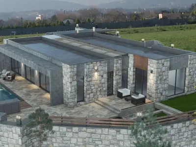 STONE HOUSE 3D model purchase